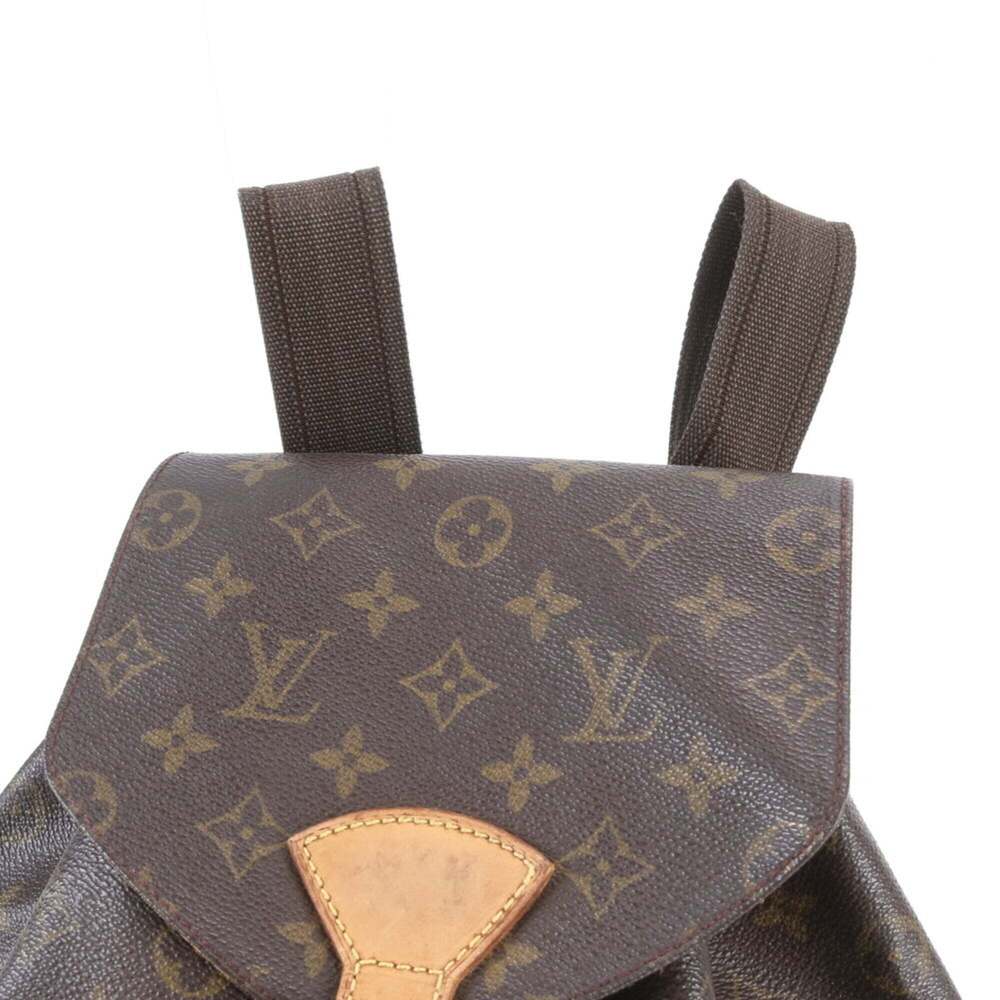LOUIS VUITTON Brown Monogram Leather Backpack - Picture 2 of 10